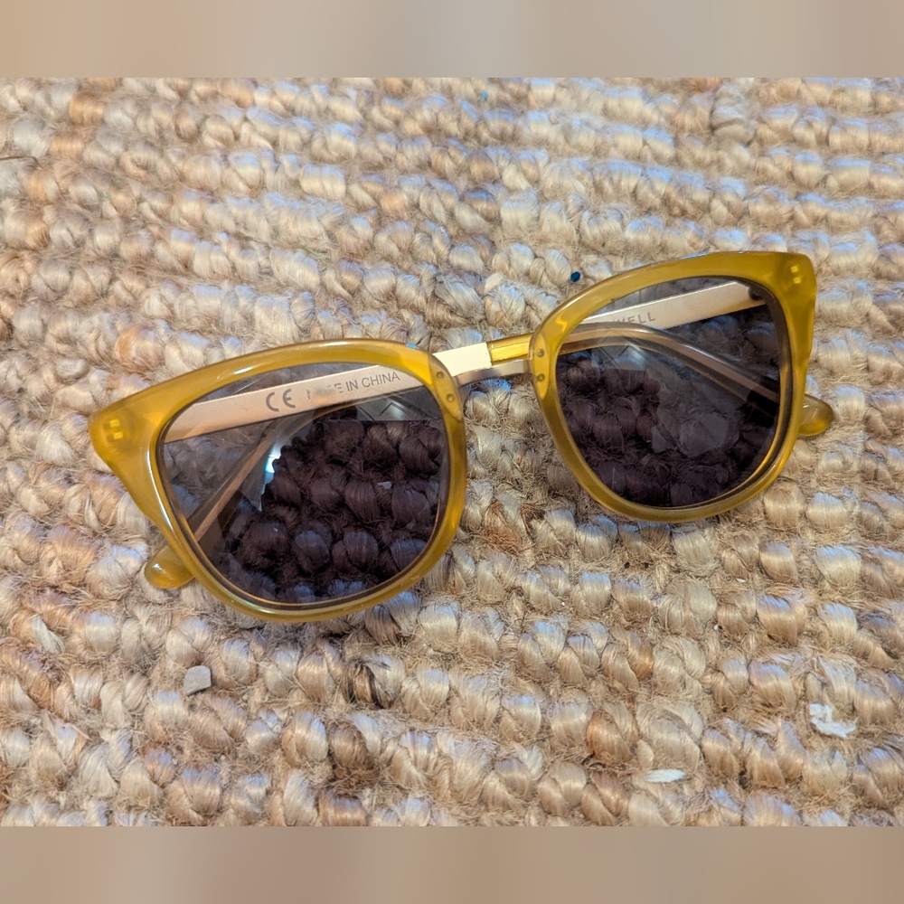 Madewell Yellow Square Sunglasses